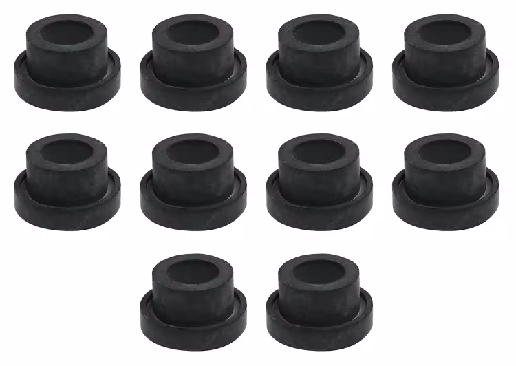 SKS Rubber Insert Brass Valve Stem Set of 10 Pieces