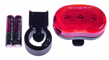 Smart Rücklicht RL403R 3 LED inkl Batterien Halter