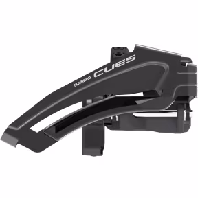 Shimano dérailleur CUES FD-U8010 2x10/11 Top Swing 63-68° collier (34.9/31.8/28.6 mm)