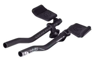 PRO Glip-guidon course contre la montre Missile S-Bend Clip-on alu noir