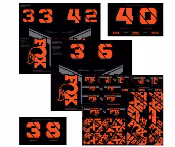 FOX Decal 21 Custom Fork & Shock