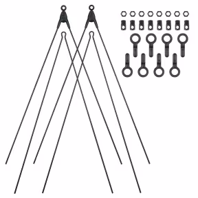 SKS Strebenset Bluemels Basic & Stripes 26/28" 365 mm inkl. Befestigung s