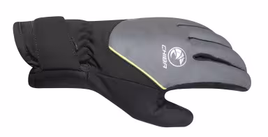 Chiba Roadmaster gants reflexes noir réfléchissant/noir