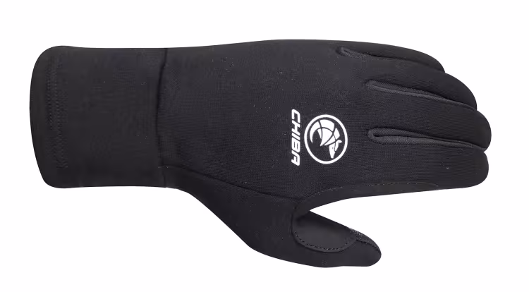 Chiba Polarfleece Gloves black