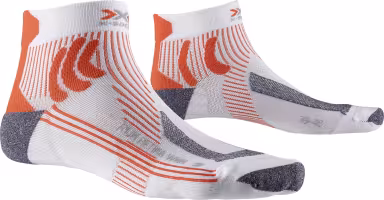 X-SOCKS Women Run Retina white/orange