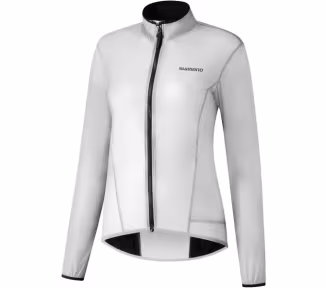 Shimano Women Primavera giacca a vento leggera bianca