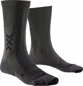 X-SOCKS Unisex Hike Discover Crew Dark Sage/Black