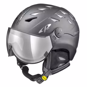 CP Ski CUMA Cashmere Helmet sparkling graphite soft touch / Visor Nr.