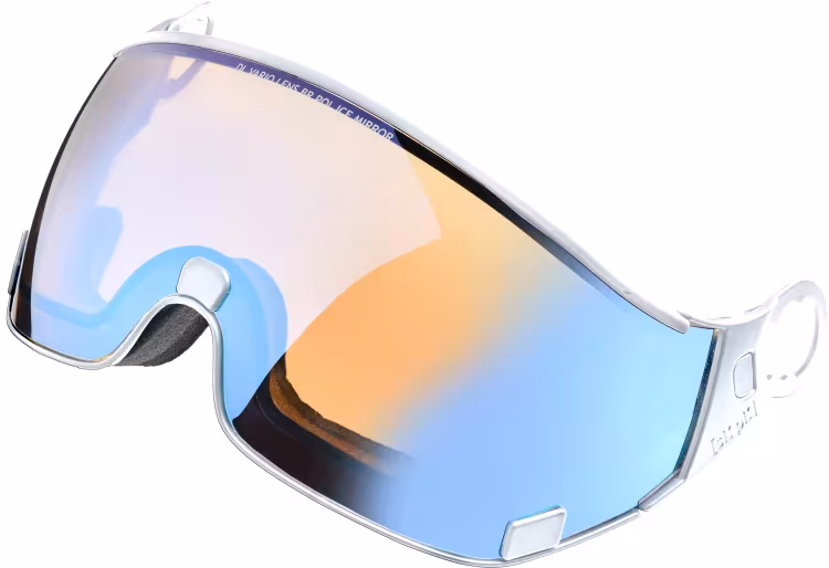 CP Visor double lens vario Nr.56 FIT 2.7 polarized brown ice mirror