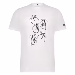 Shimano Unisex Sentiero LTD T-shirt Art3 bianco specchio