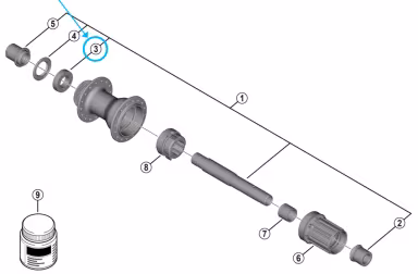 Shimano Industrielager FH-TC500