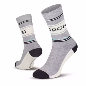Le Patron LP Chaussettes gris mélangé
