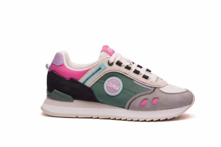 Colmar Shoe Woman Travis Sport Vivid 057 bottle green/multicolor