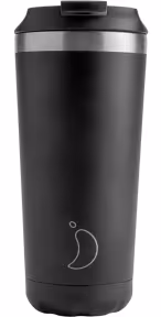 Chilly's Original Coffee Cup 500ml Monochrome Black