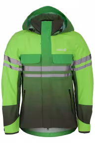AGU Impact Giacca da pioggia Commuter Hi-vis verde neon