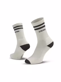 Le Patron Crew Logo Chaussettes noir