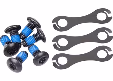 Shimano Vis de fixation de disque 6-trous avec plaquettes 6 pcs.