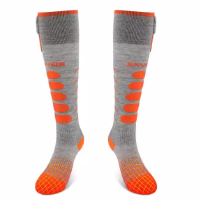 SAVIOR calze da sci Bluetooth Montreal grigio/arancio