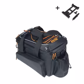 Basil Miles Tarpaulin sacoche de porte-bagages XL Pro MIK 9-36L noir orange