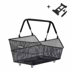 Basil Cento MIK panier à vélo arrière noir