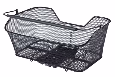 Basil Base XL MIK panier arrière noir (panier de sol écologique)