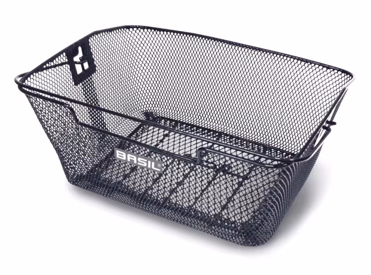 Basil Capri panier à vélo arrière noir