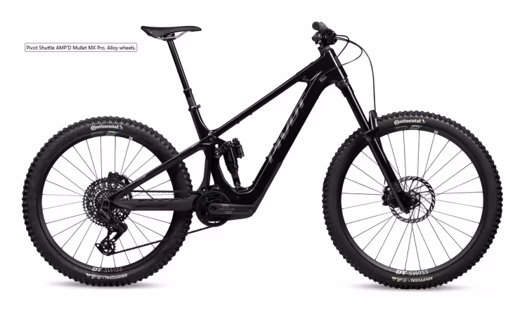 Pivot Pivot Shuttle Amp'd Mullet Mx Pro, Lg Alloy Wheels