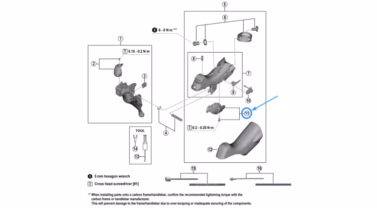 Shimano Couvercle ST-U3030