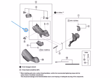 Shimano Unité de frein BL-U3030 gauche