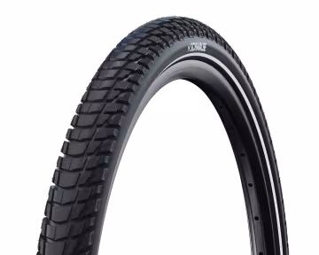 Schwalbe Pneu Marathon Plus Tour 28x2.15 Addix Green starr mit Reflexstreifen black