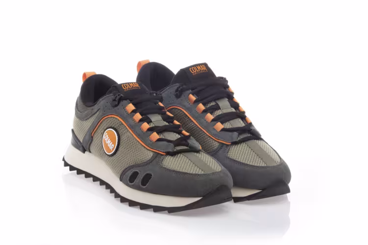 Colmar Shoe Men Travis Sport Umby 065 khaky green-black-orange