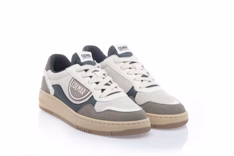 Colmar Shoe Men Austin Suit 035 off white-warm gray-bottle green