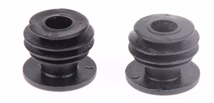 Tappo per estremità del manubrio plastica 20.3 mm nero