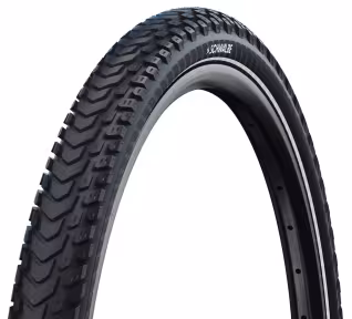 Schwalbe copertone Marathon Mondial 27x2.25 rigido con striscia riflettente nero
