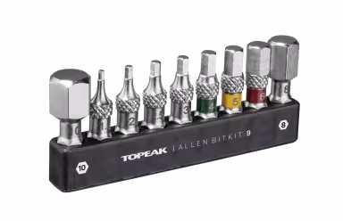 Topeak kit de bits hexagonaux 9