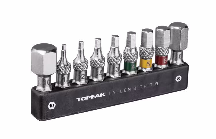 Topeak kit de bits hexagonaux 9
