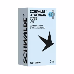 Schwalbe Aerothan chambre à air 28" n° 17AE avec SCV (SCV17AE) (40 mm)