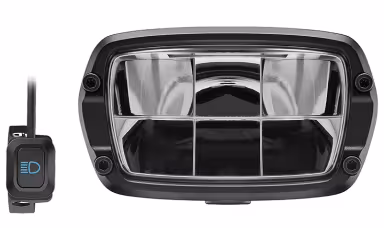 Litemove Phare RXW-2900 E25 200/140 Lux Side avec Handlebar mount PHB sans réflecteur