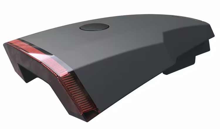 SKS Rear Light for Rear Mudguard Rowdy Black