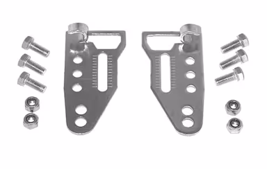 Pletscher Adjustable End Plates for Struts per Pair Stainless Steel