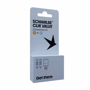 Schwalbe Clik Valve kit de conversion DV incluant adaptateur de pompe