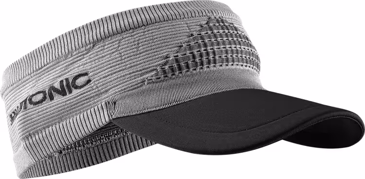 X-BIONIC Fennec 4.0 fascia con visiera unisex antracite/argento
