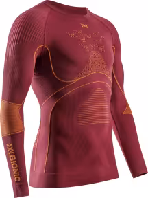 X-BIONIC Men Energy Accumulator 4.0 Shirt LG SL dune red/orange
