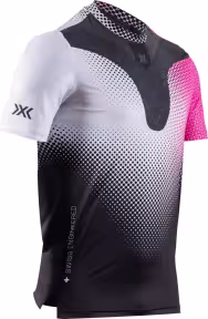 X-BIONIC Maglietta CoreFusion Run Uomo SH SL dot fade/bianco/neo rosa