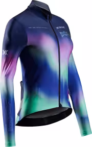 X-BIONIC Women CoreFusion Ride maglia LG SL aurora polychrome