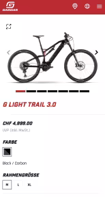 GASGAS G Light Trail 3.0
